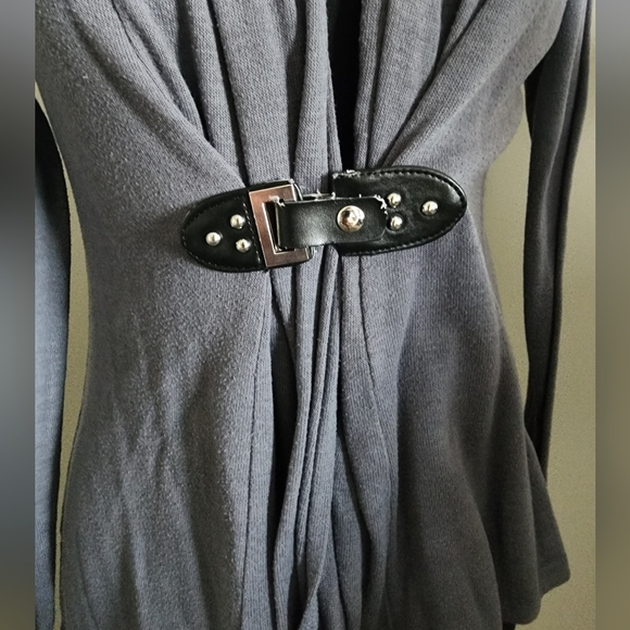 Contemporaine grey front closure cardigan - Picture 5 of 10